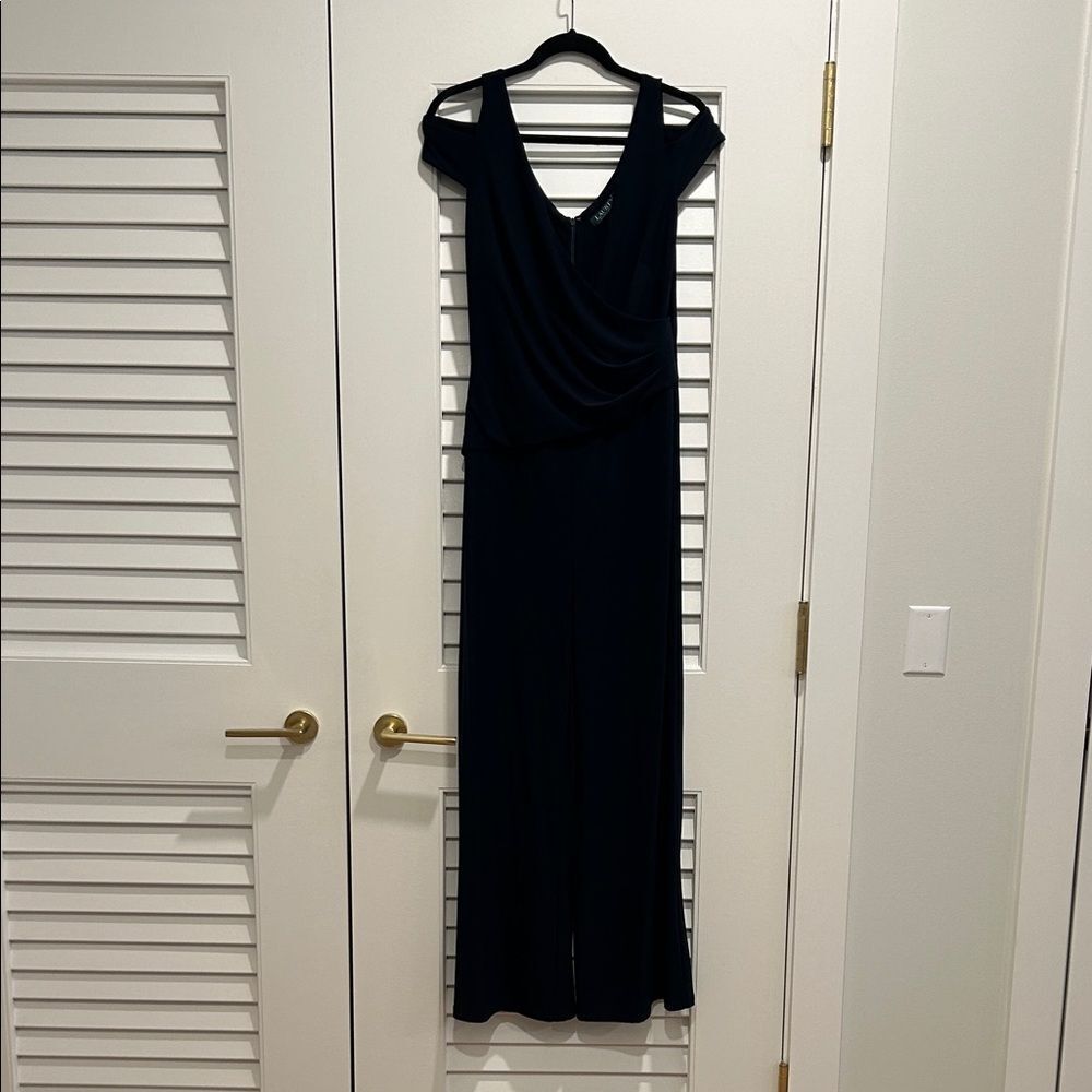Lauren by Ralph Lauren Navy Jumpsuit, Size 12